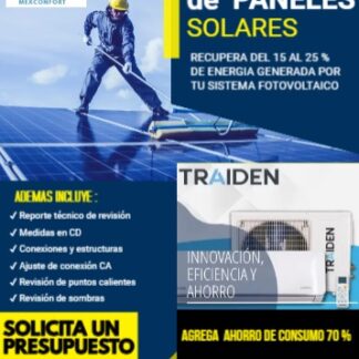 LIMPIEZA  DE PANELES  SOLARES